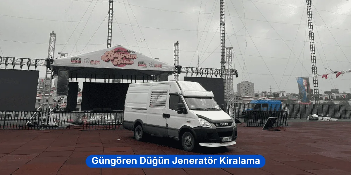 Güngören Düğün Jeneratör Kiralama